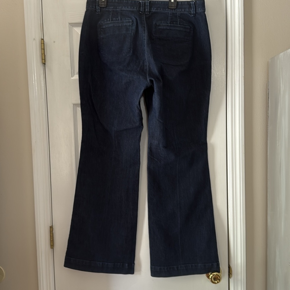 Ann Taylor Loft Dark Blue Flare Jeans